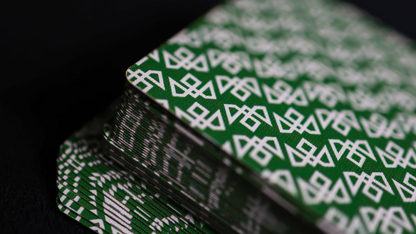 MADISON GREEN TWISTERS Playing Cards - BRICK DEAL