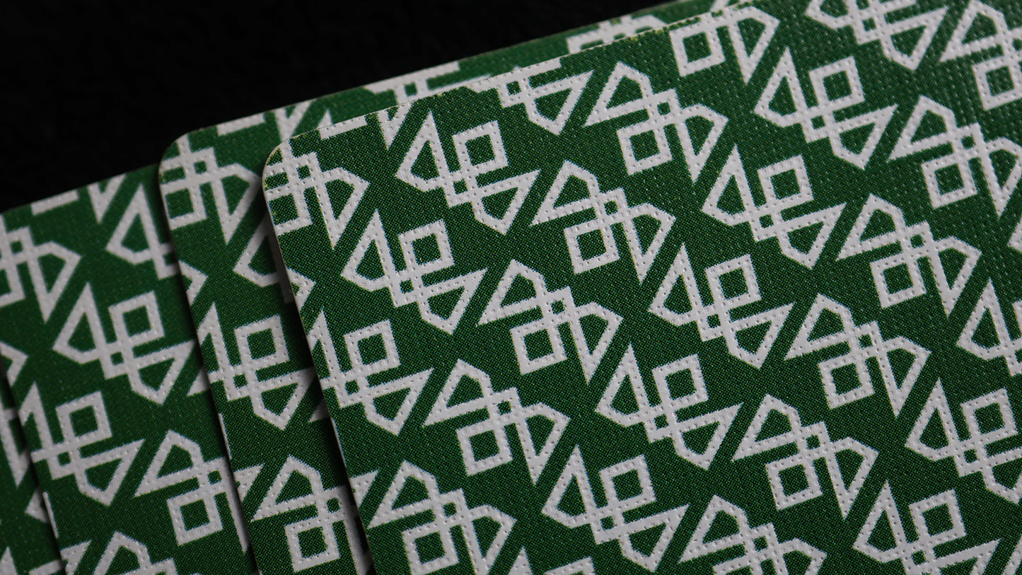 MADISON GREEN TWISTERS Playing Cards - BRICK DEAL