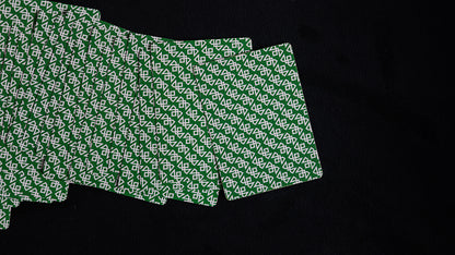 Daniel's GREEN TWISTERS Playing Cards - MADISON ONE Entry