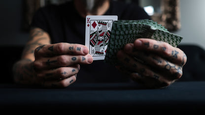 MADISON GREEN TWISTERS Playing Cards - BRICK DEAL
