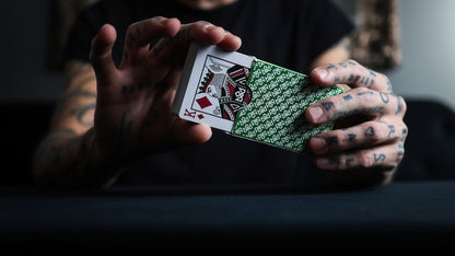 MADISON GREEN TWISTERS Playing Cards - BRICK DEAL