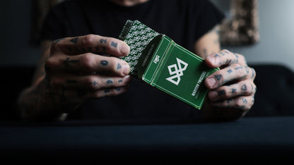 MADISON GREEN TWISTERS Playing Cards - BRICK DEAL