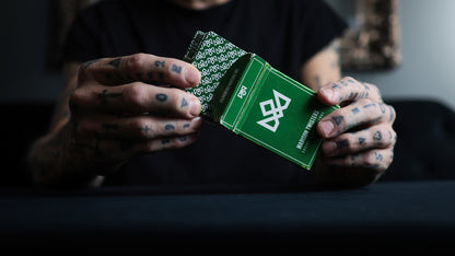 Daniel's GREEN TWISTERS Playing Cards - MADISON ONE Entry