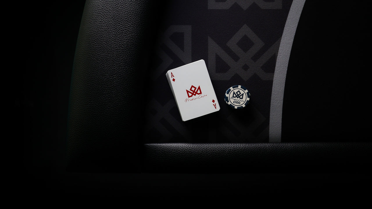 MADISON BLACKJACK TABLE TOPPER (No Legs) playing cards — view 4
