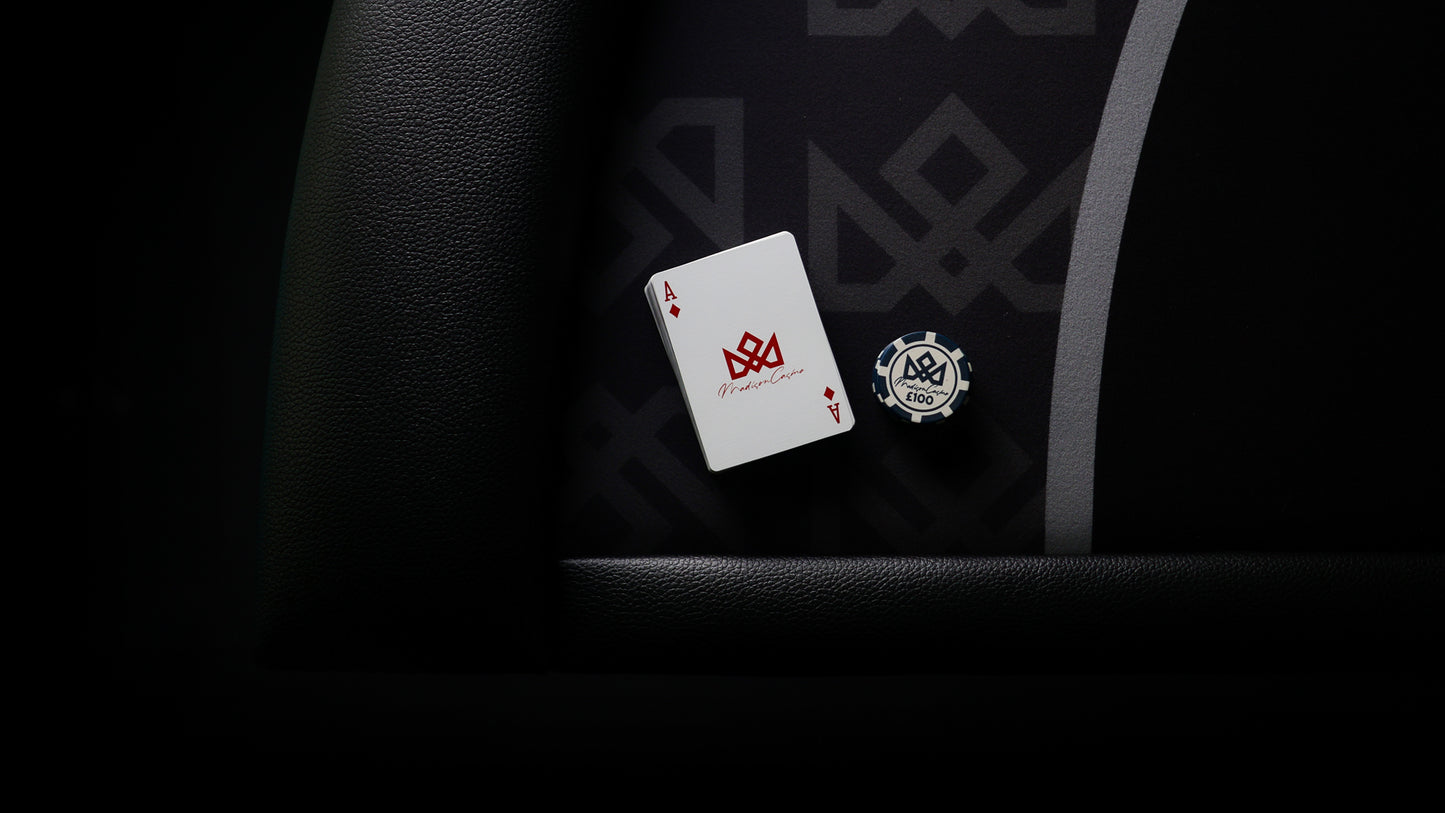 MADISON POKER TABLE TOPPER (No Legs) playing cards — view 4
