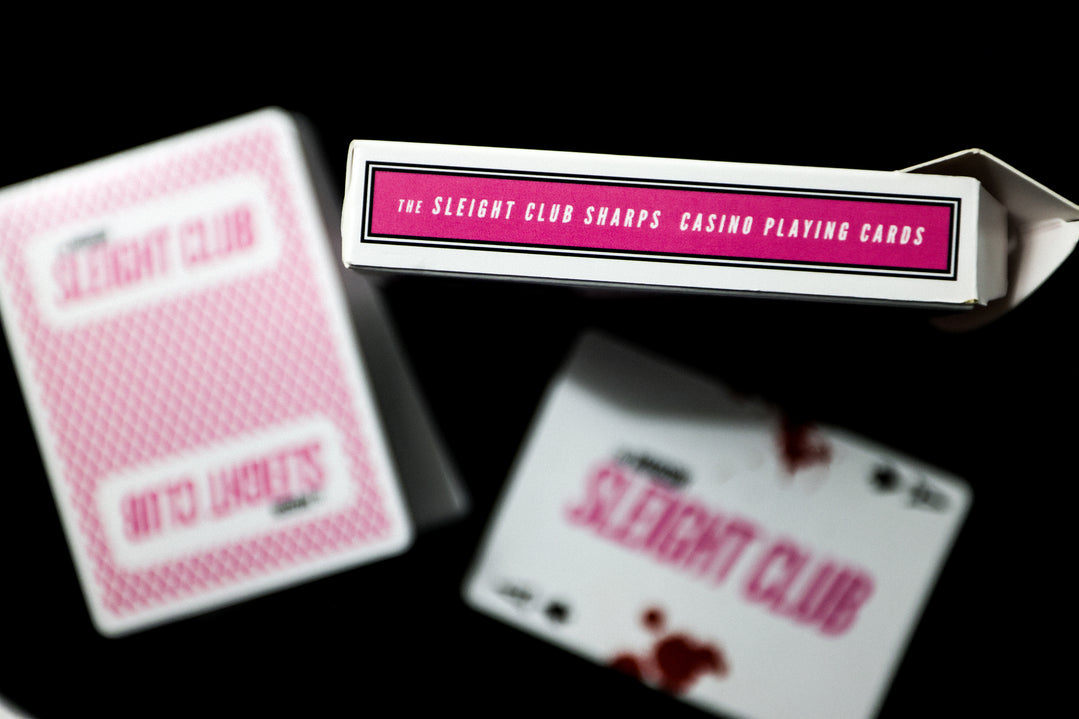 SLEIGHT CLUB Playing Cards (PINK SHARPS) playing cards — view 24