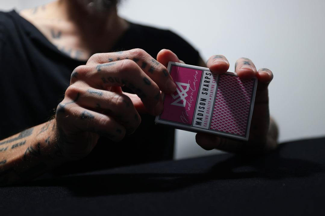SLEIGHT CLUB Playing Cards (PINK SHARPS) playing cards — view 2