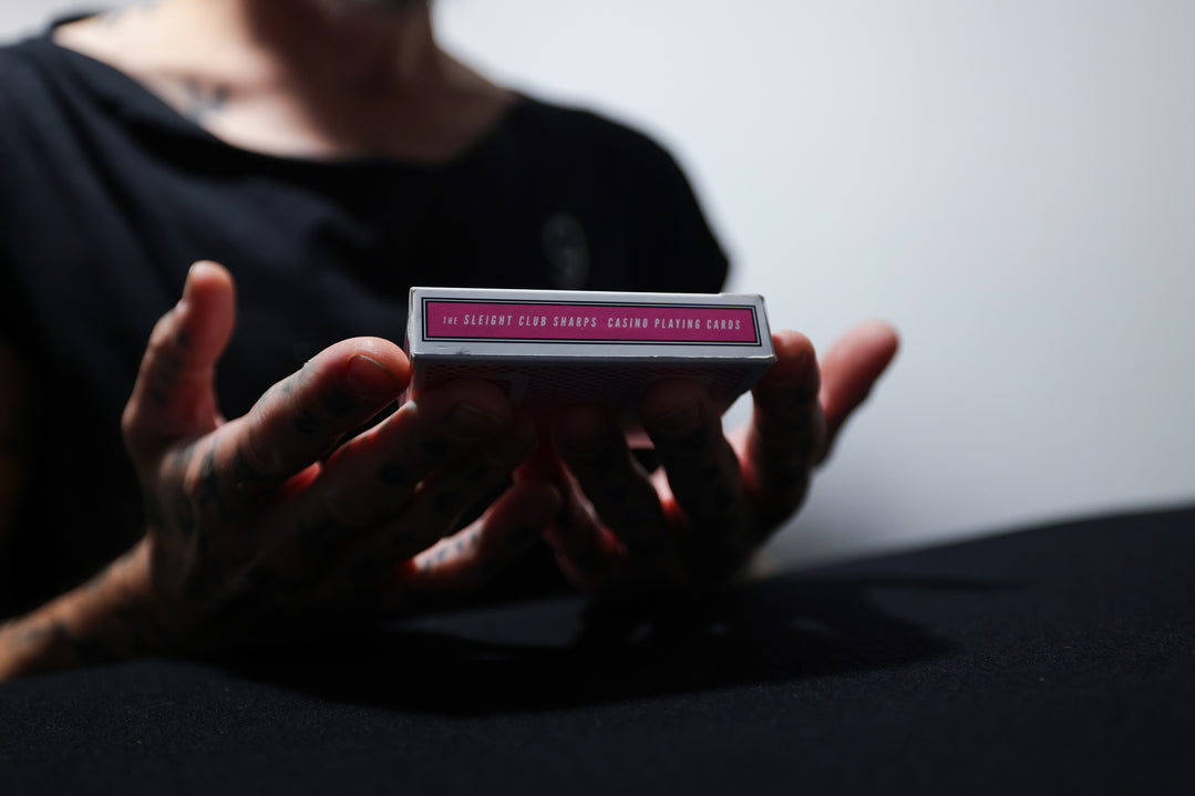 SLEIGHT CLUB Playing Cards (PINK SHARPS) playing cards — view 34