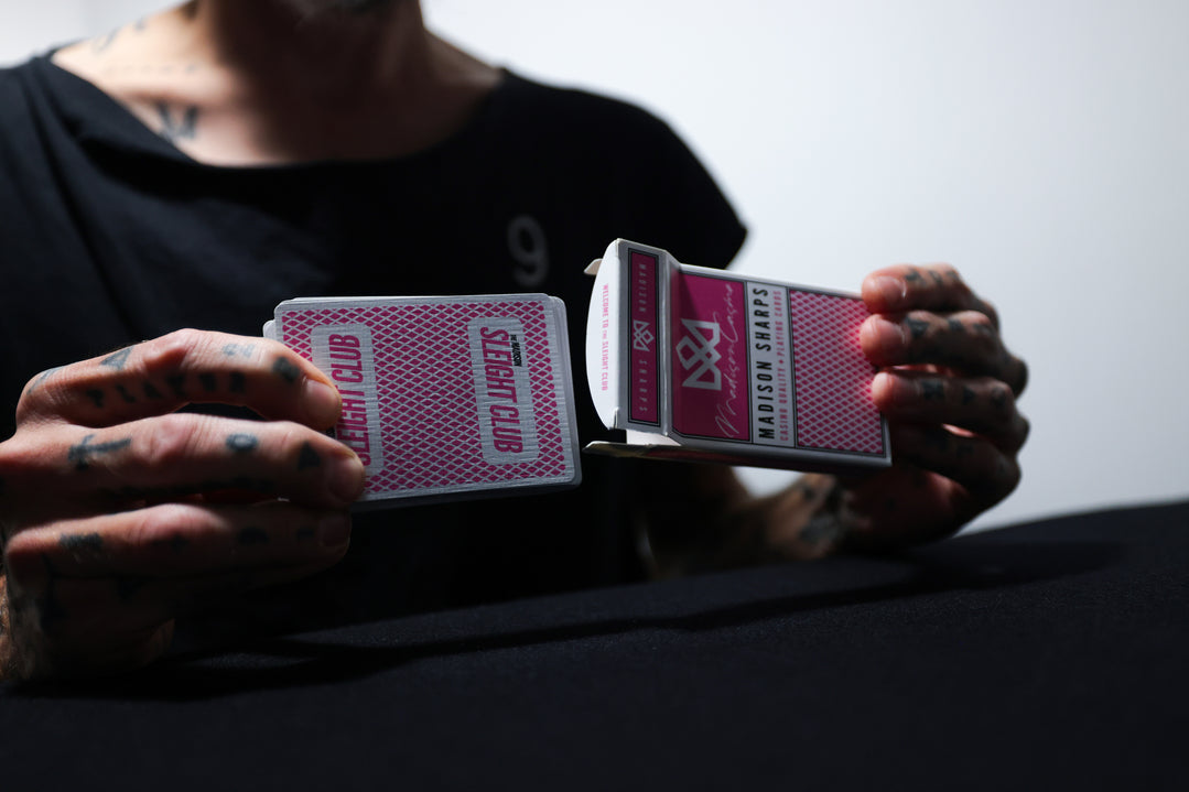 SLEIGHT CLUB Playing Cards (PINK SHARPS) playing cards — view 35