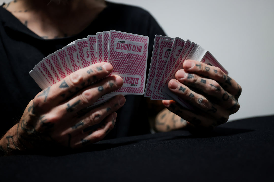SLEIGHT CLUB Playing Cards (PINK SHARPS) playing cards — view 40