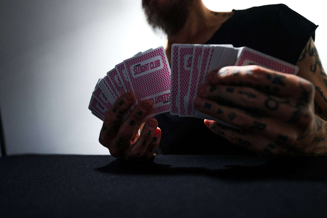 SLEIGHT CLUB Playing Cards (PINK SHARPS) playing cards — view 48