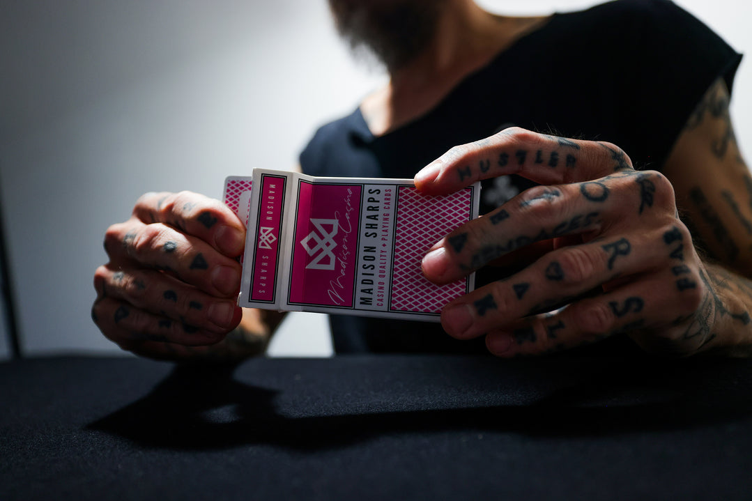 SLEIGHT CLUB Playing Cards (PINK SHARPS) playing cards — view 50