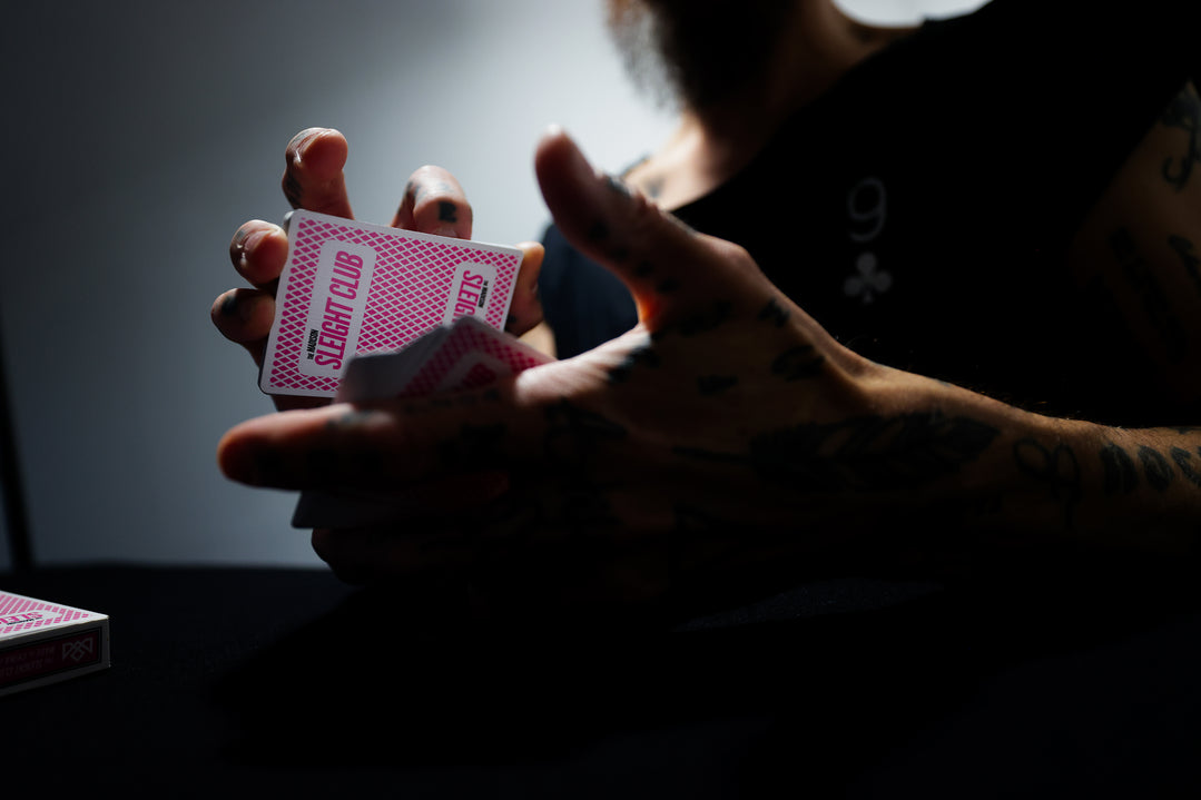 SLEIGHT CLUB Playing Cards (PINK SHARPS) playing cards — view 52