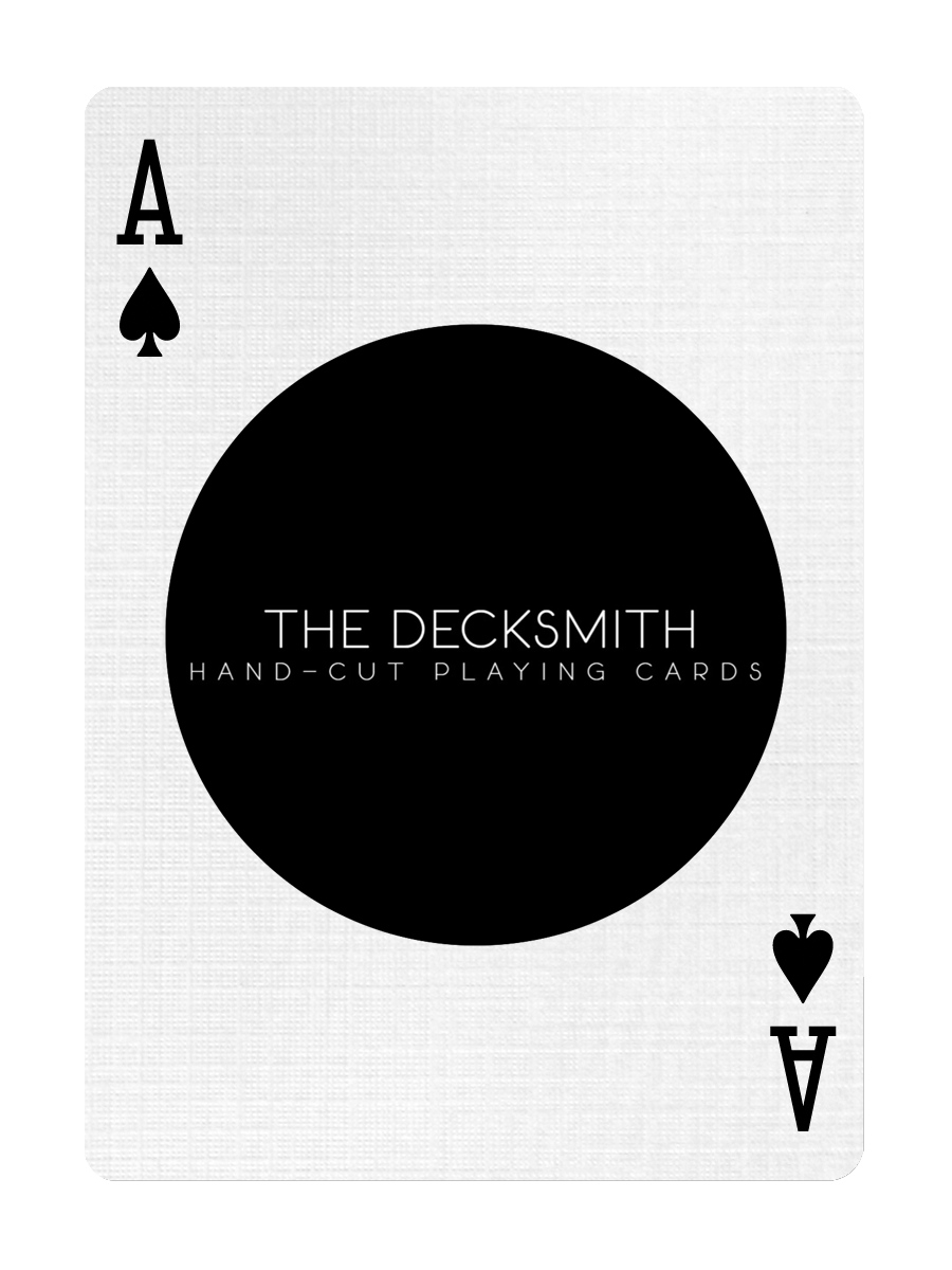 The DECKSMITH Playing Cards Back Design Blu Svengali