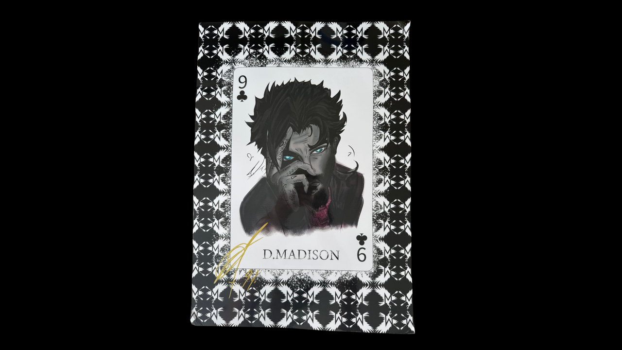 PORTRAIT OF THE (DECEPTION) ARTIST AS A YOUNG MAN (Seconds) playing cards — view 2