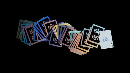 Daniel Madison Acolyte Playing Cards Holographic Edition rainbow shuffle for cardistry and card magic