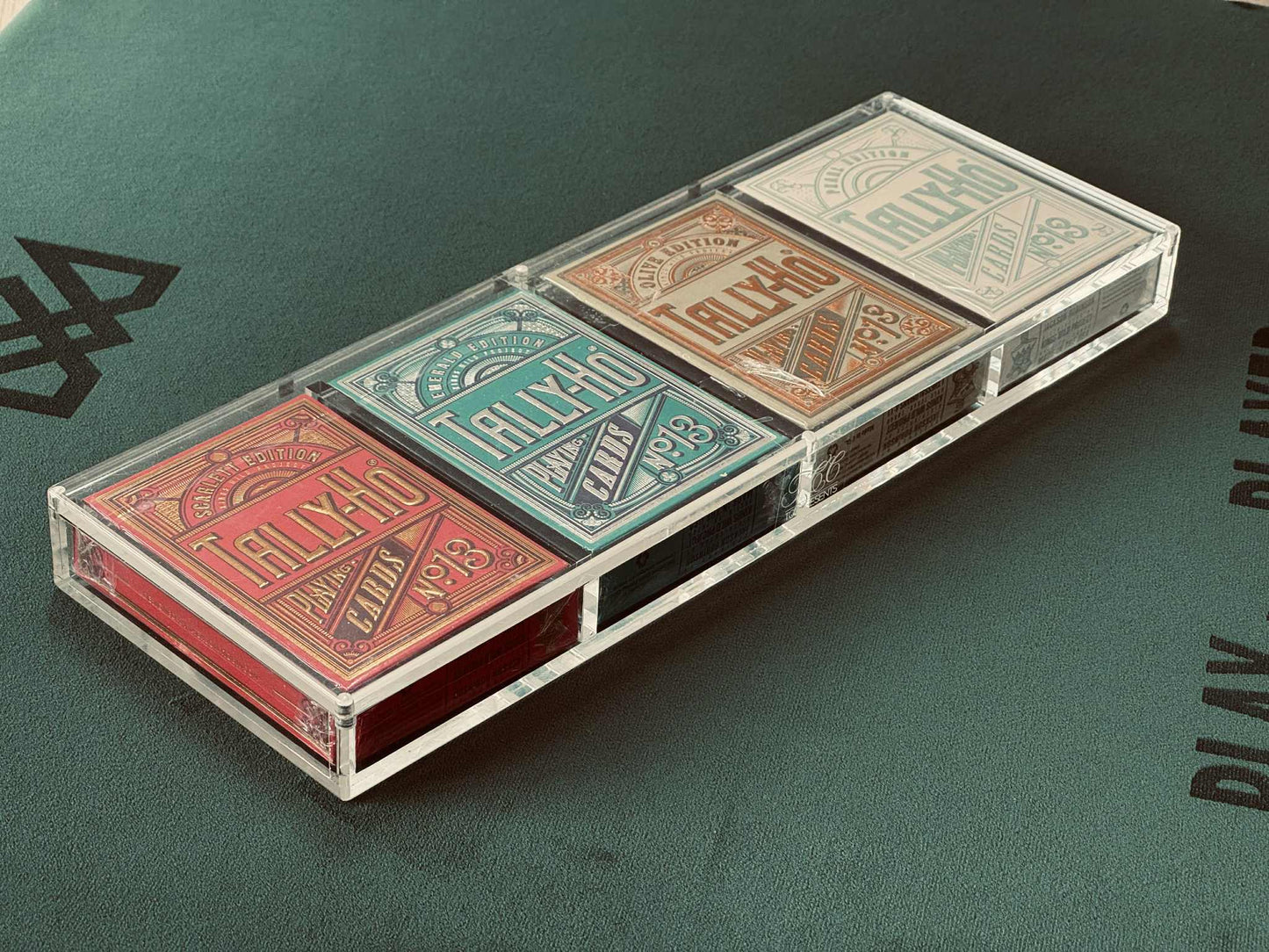 TALLY-HO ORIGINAL KING'S WILD PROJECT 4-DECK CARAT SET
