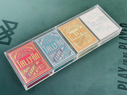 TALLY-HO ORIGINAL KING'S WILD PROJECT 4-DECK CARAT SET