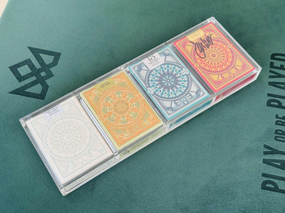 TALLY-HO ORIGINAL KING'S WILD PROJECT 4-DECK CARAT SET