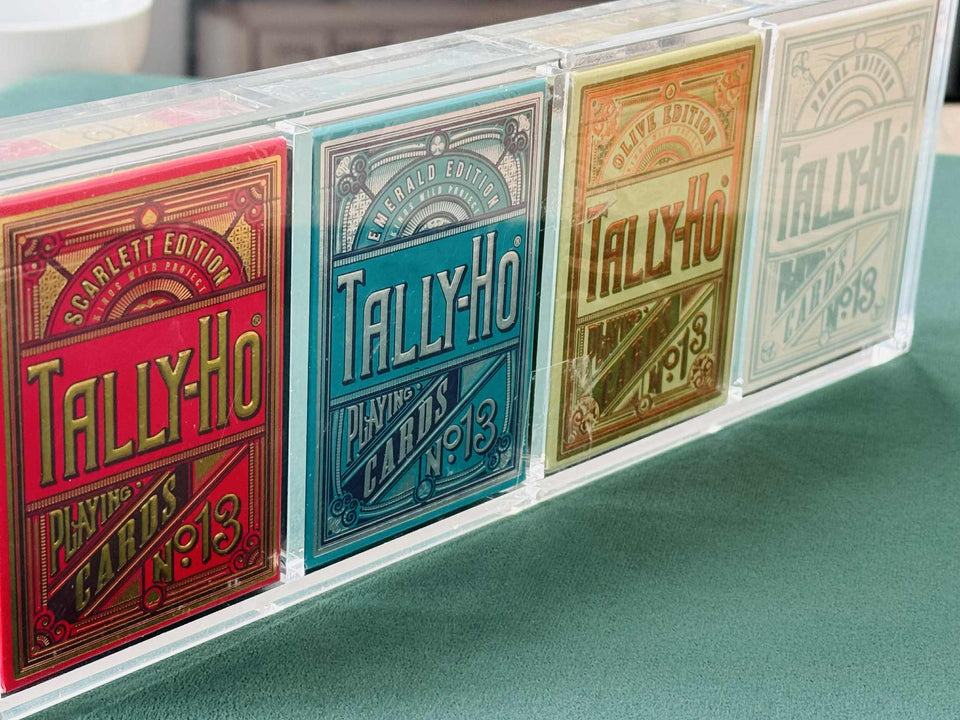 TALLY-HO ORIGINAL KING'S WILD PROJECT 4-DECK CARAT SET playing cards — view 2