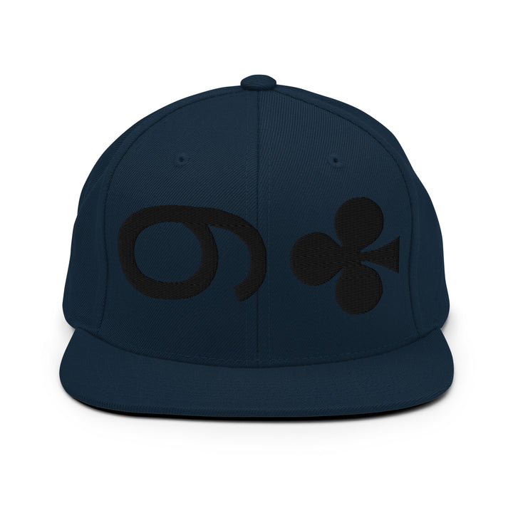 9 of CLUBS Snapback ( Black 9 ) playing cards — view 2