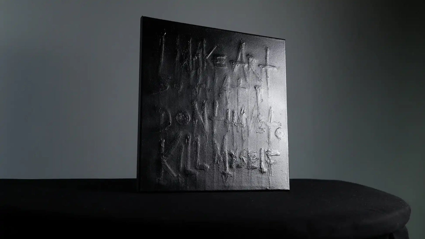 Rare MADISON ONE Entry - SURVIVAL original painting by Daniel Madison, catalyst for his journey into truth, includes film of second layer creation, deeply personal collector's item