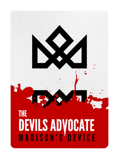 The DEVILS ADVOCATE - one-of-a-kind MADISON ONE Entry deck featuring 52 King of Diamonds cards, each disguised as KD but holding a different playing card value for miracles