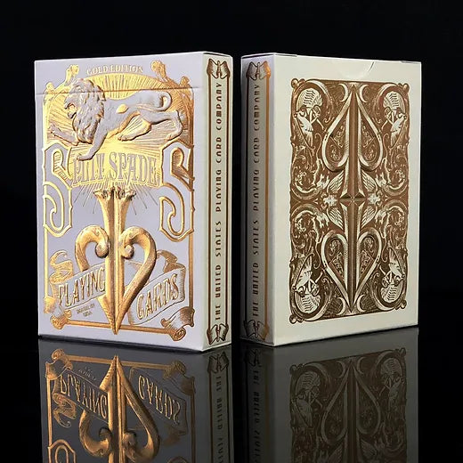 DAVID BLAINE SPLIT SPADES - GOLD BRICK DEAL playing cards — view 6