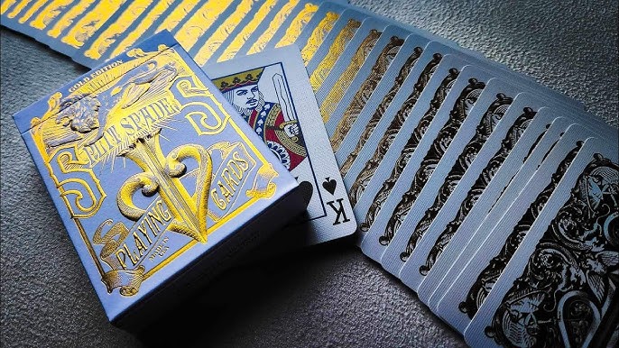 DAVID BLAINE SPLIT SPADES - GOLD BRICK DEAL playing cards — view 8