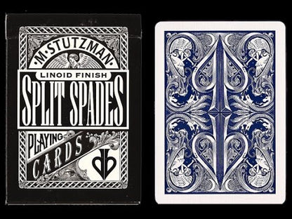 SPLIT SPADES Playing Cards by DAVID BLAINE ( First Edition BLUE )