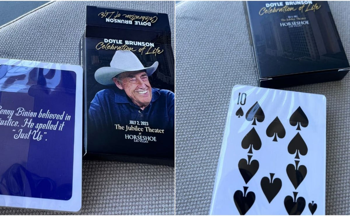 DOYLE BRUNSON 'Celebration of Life' Playing Cards playing cards — view 8