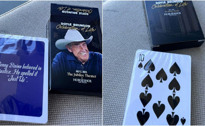 DOYLE BRUNSON 'Celebration of Life' Playing Cards