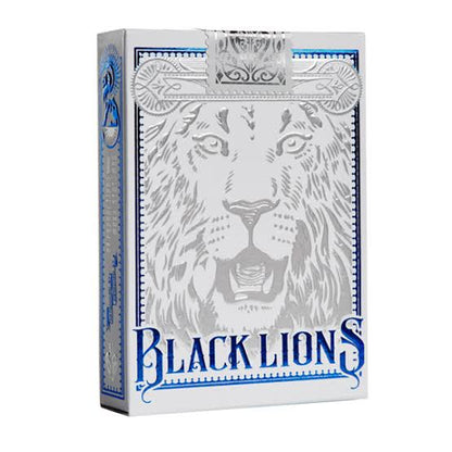 BLACK LIONS by DAVID BLAINE ( White Tuck / Blue + Silver Foil )