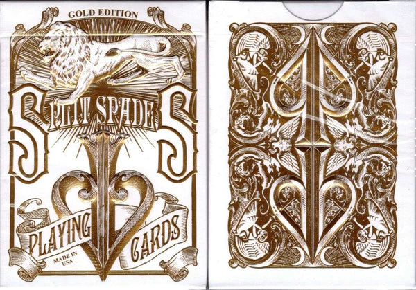 DAVID BLAINE SPLIT SPADES - GOLD BRICK DEAL playing cards — view 9