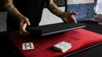 Madison Close Up Pad with playing cards - premium performance surface designed for Daniel Madison's exact requirements, made to order and shipped within 7-14 days
