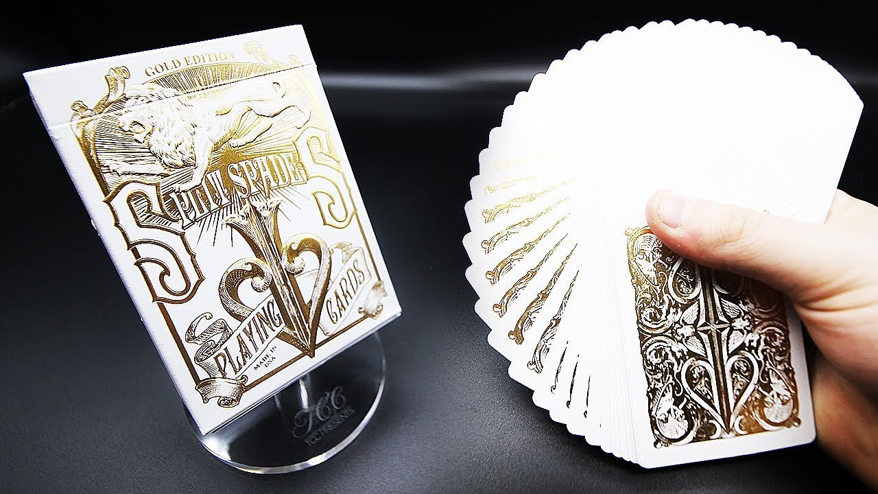 DAVID BLAINE SPLIT SPADES - GOLD BRICK DEAL playing cards — view 10