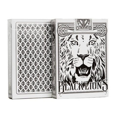 BLACK LIONS by DAVID BLAINE ( White Tuck / Black + Silver Foil )