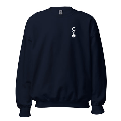 9 of CLUBS ICON Sweatshirt ( White Print )