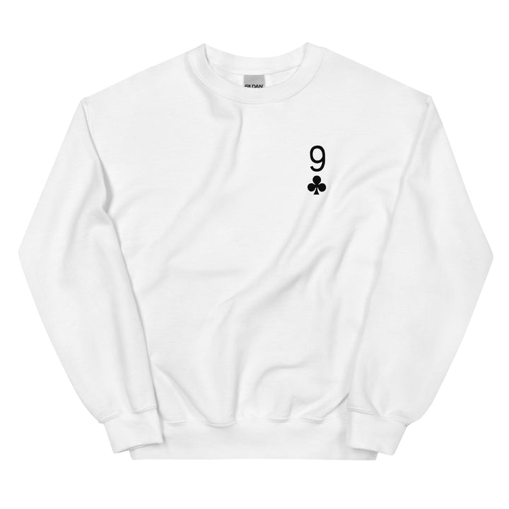 9 of CLUBS ICON Sweatshirt playing cards