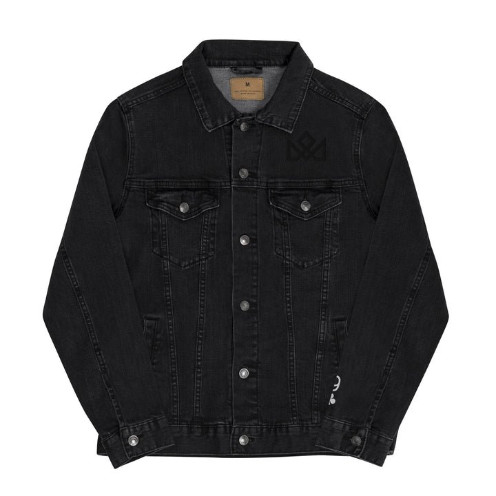 MAD Denim Jacket - BLACK ( with secret reveal ) playing cards