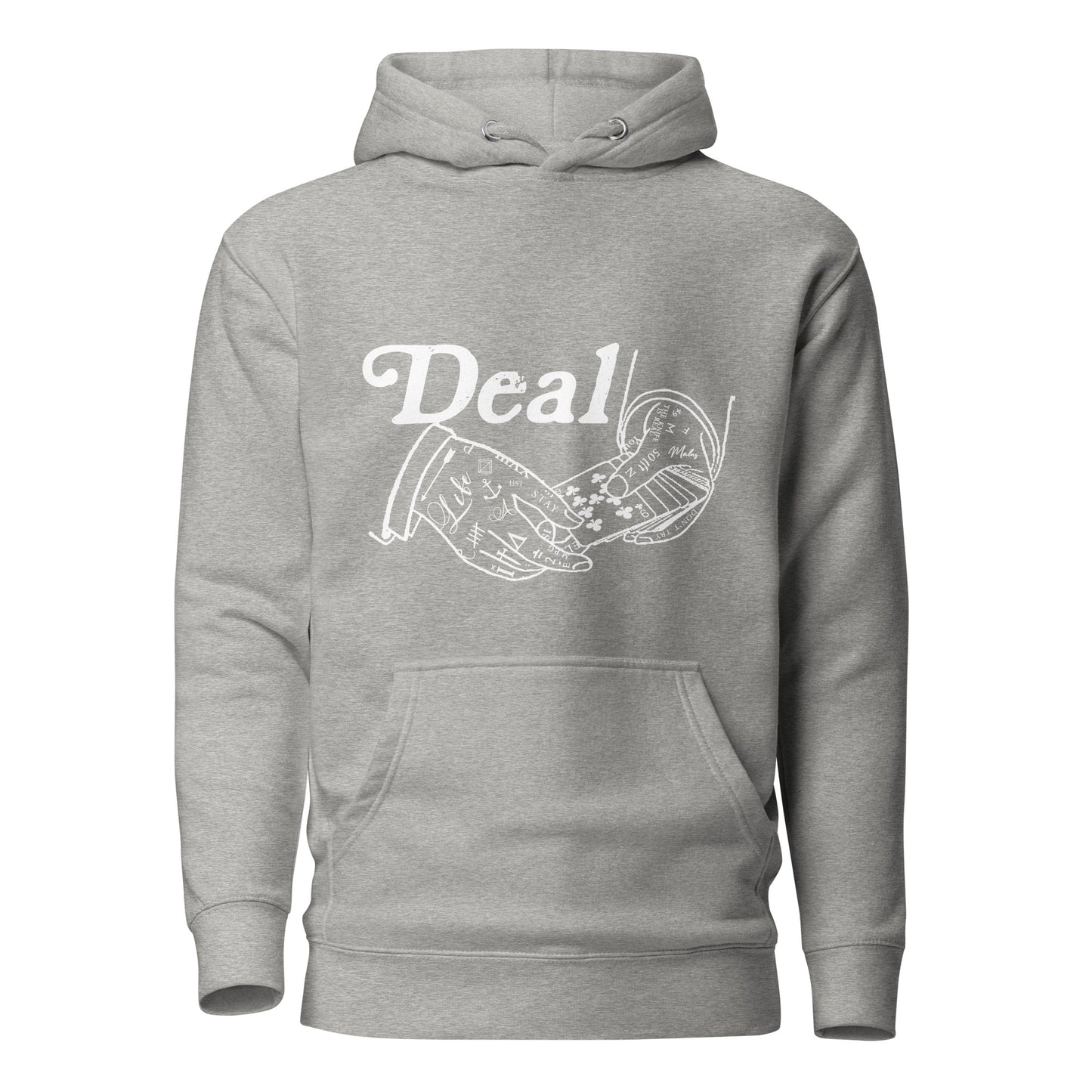 MAD DEAL HOOD ( White Print )