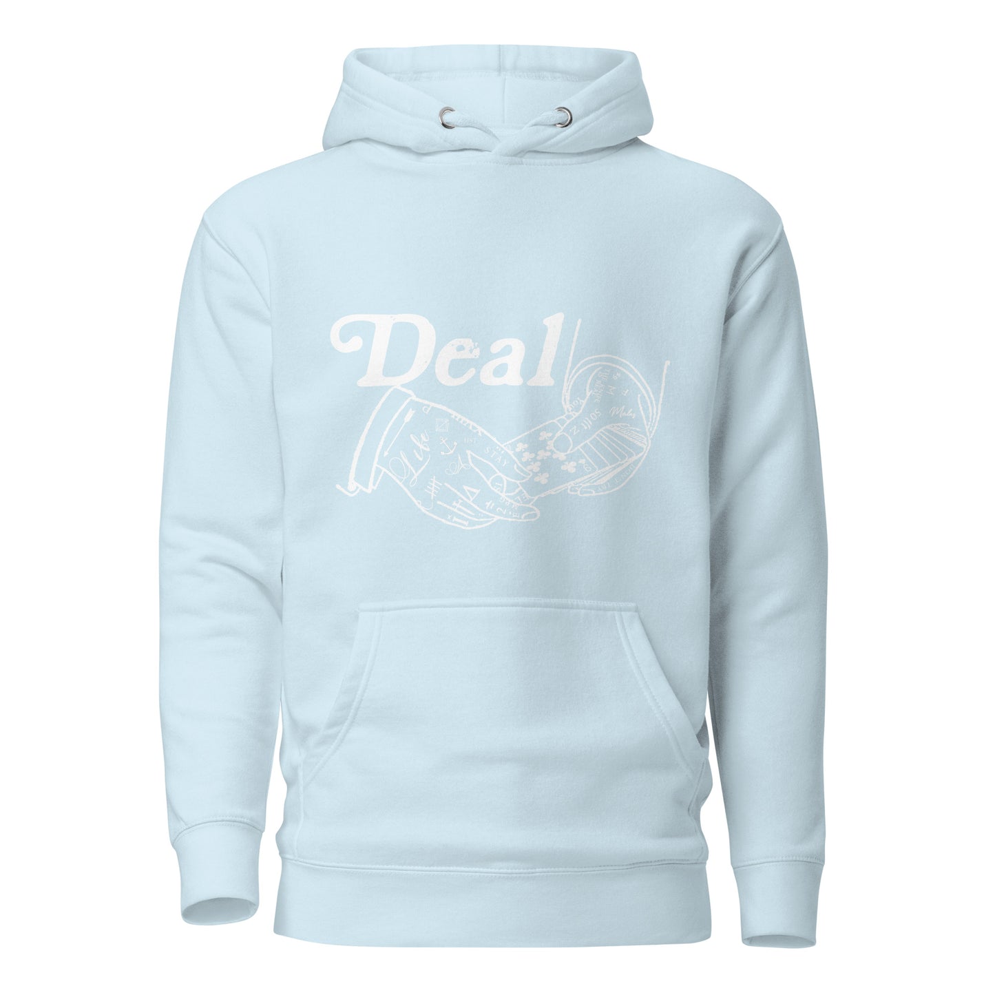 MAD DEAL HOOD ( White Print )