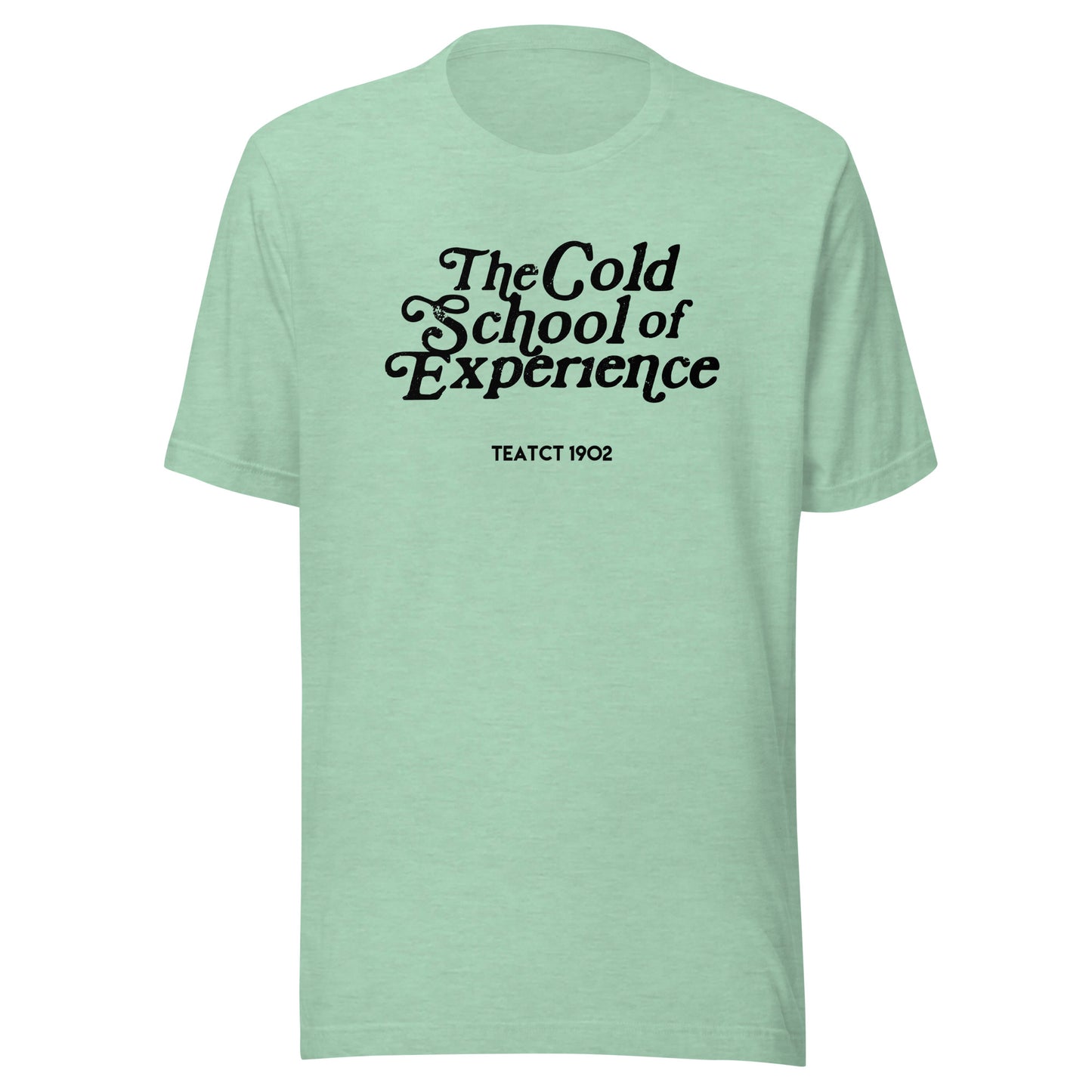 The COLD SCHOOL T-Shirt ( White Print )