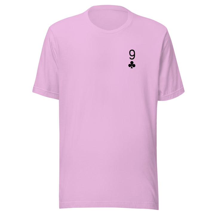 9 of CLUBS Icon T-Shirt ( Light ) playing cards — view 2