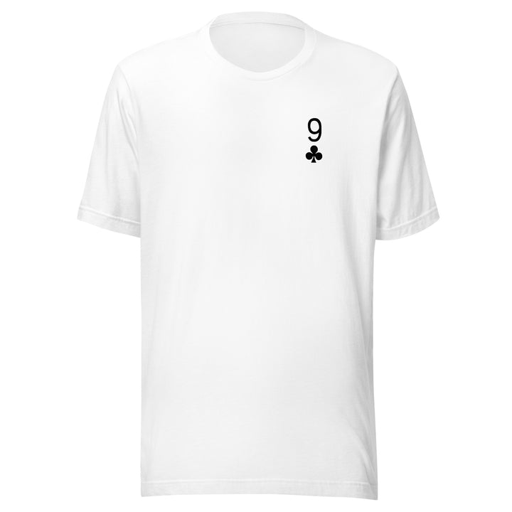 9 of CLUBS Icon T-Shirt ( Light ) playing cards