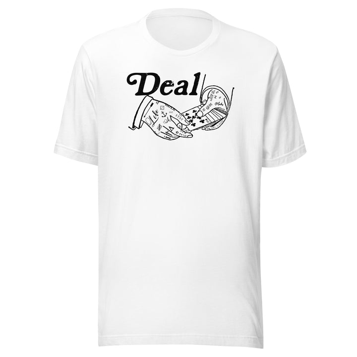DEAL T-Shirt ( Black Print ) playing cards